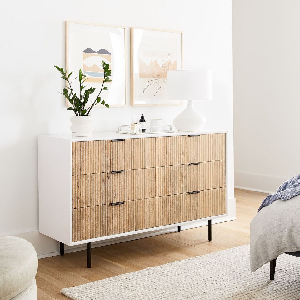 Quinn 6Drawer Dresser (143 cm) West Elm Australia